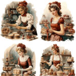 ÜTÜ İLE RUB ON TRANSFER KAĞIDI 30X30 R0024