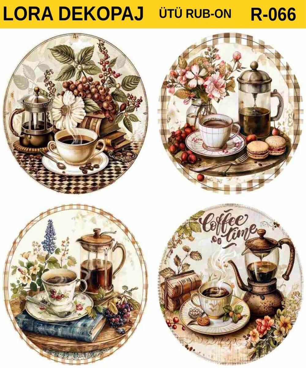 lr-rb- (66) ÜTÜ İLE RUB ON TRANSFER KAĞIDI 30X30 R0066 - Görsel 1