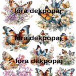 LORA DEKOPAJ SULU TRANSFER KAĞIDI S0149