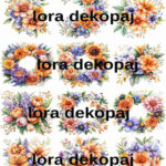 LORA DEKOPAJ SULU TRANSFER KAĞIDI S0154