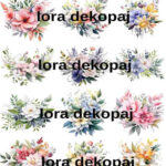 LORA DEKOPAJ SULU TRANSFER KAĞIDI S0176