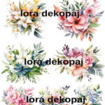 LORA DEKOPAJ SULU TRANSFER KAĞIDI S0178