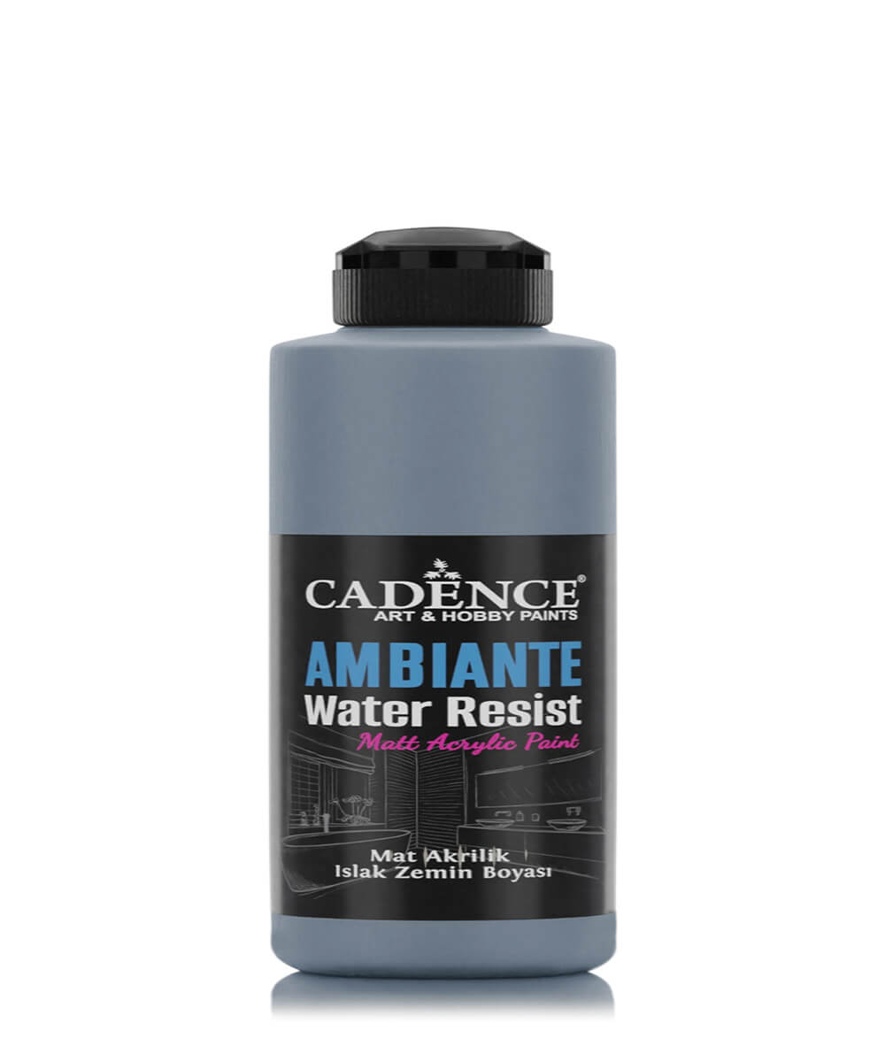 ambiante_AW020_250ml Ambiante Suya Dayanıklı Boya AW-20 Koyu Arduvaz Gri 250 ML - Görsel 1
