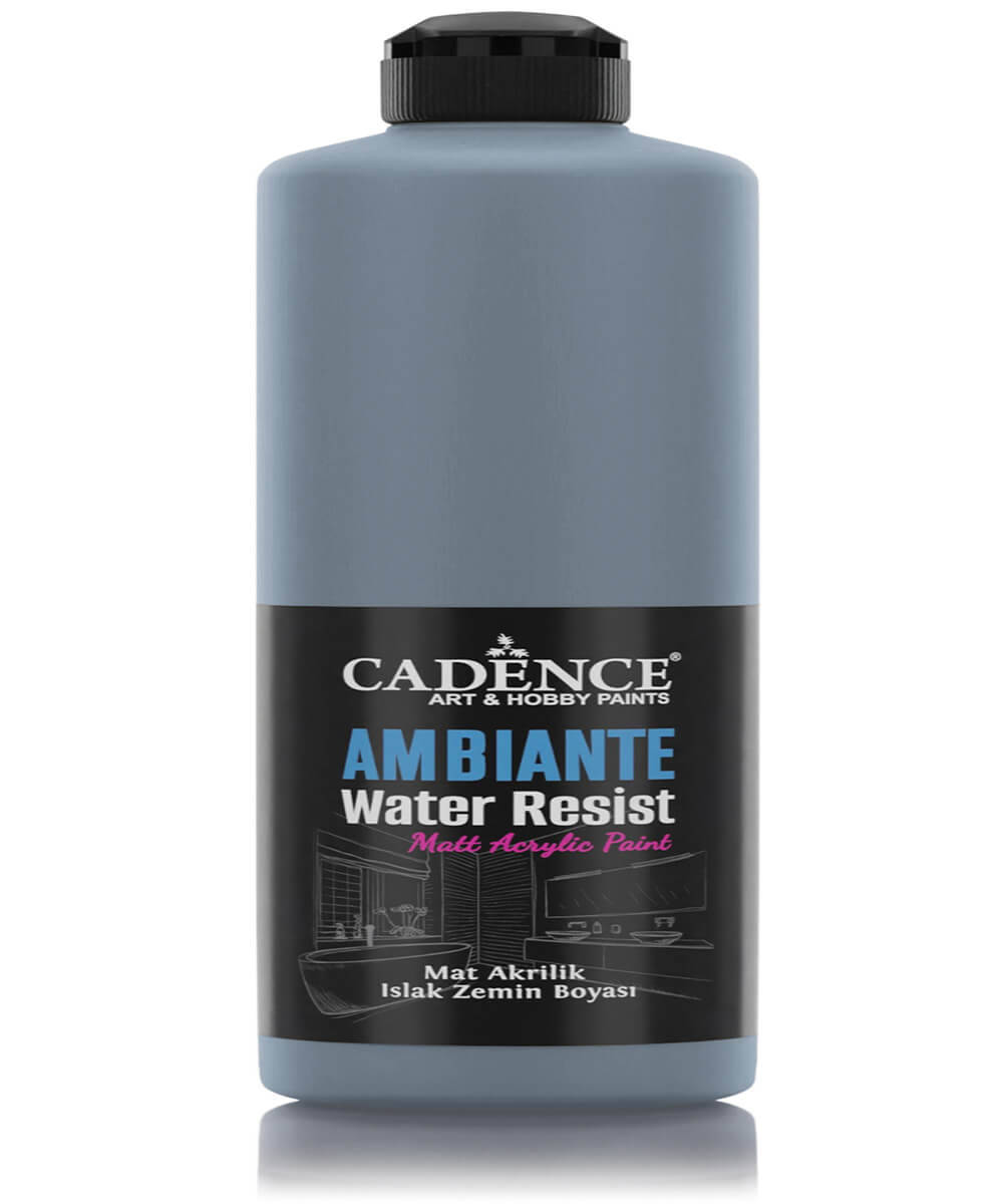 ambiante_AW020_500ml Ambiante Suya Dayanıklı Boya AW-20 Koyu Arduvaz Gri 500 ML - Görsel 1