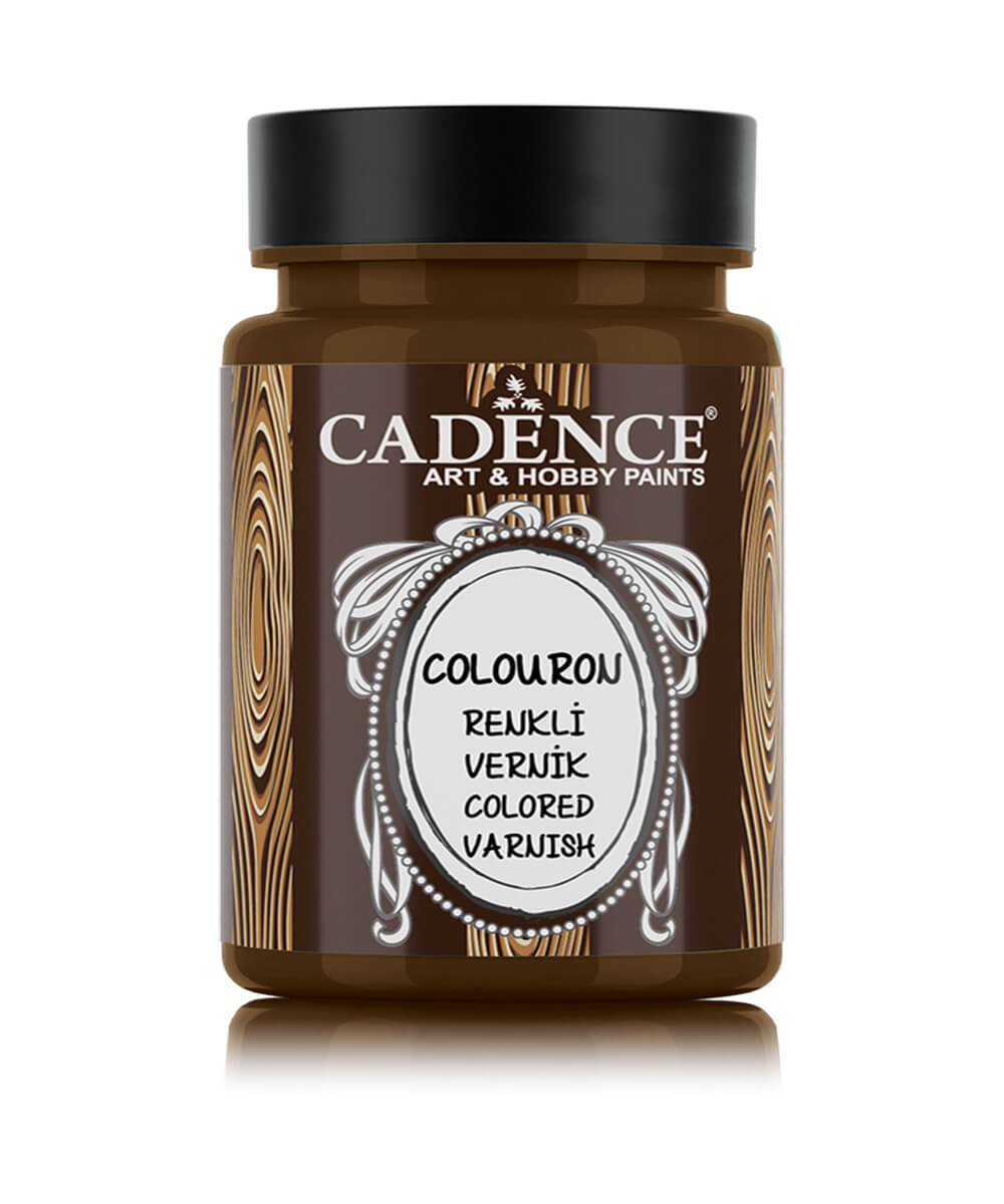 colouron_koyu_ceviz CV14 Koyu Ceviz Renkli Vernik 90ML - Görsel 1