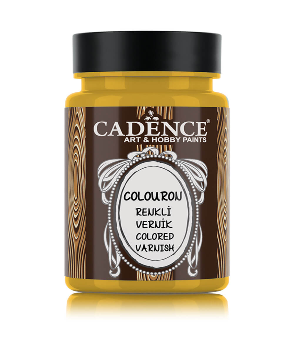 colouron_sarı CV01 Sarı Renkli Vernik 90ML - Görsel 1