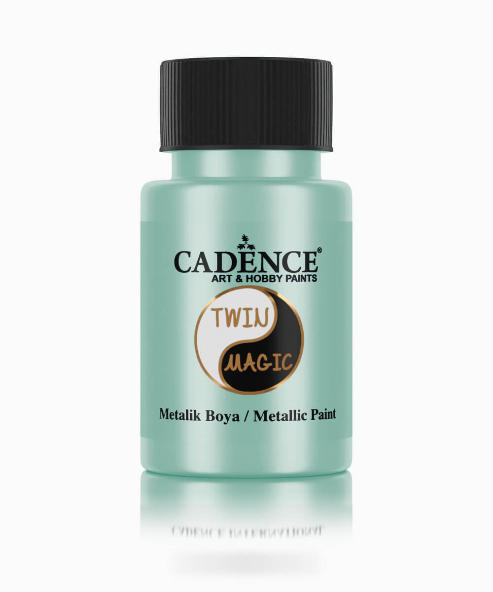 011_twinmagic_tm-11 TM11 Mavi - Yeşil Twin Magic Metalik Boya 50 ML - Görsel 1