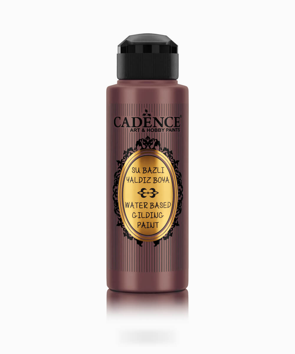 016_subazliyaldiz-115 115 Çikolata Cadence Su Bazlı Yaldız Boya 120 ML - Görsel 1