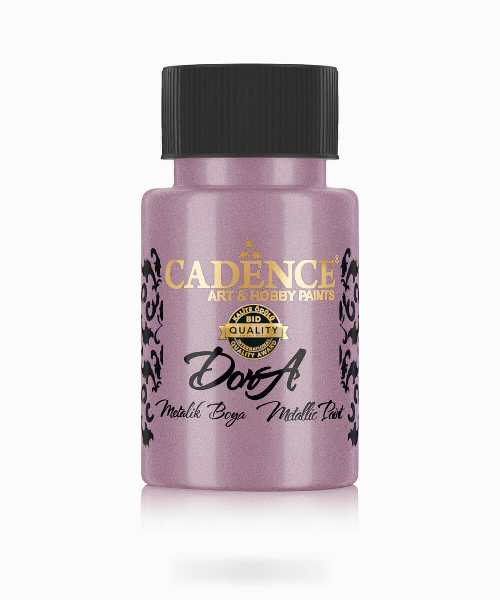 018_dorametalik.0143 143 Cadence Dora Metalik Boya DRIED ROSE GÜL KURUSU 50 ML - Görsel 1