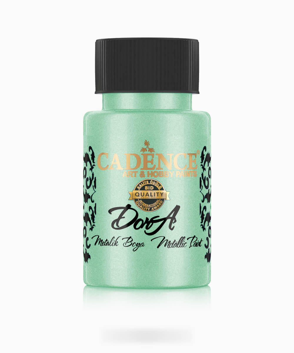 057_dorametalik.0182 182 Cadence Dora Metalik Boya COOL MINT S.NANE 50 ML - Görsel 1