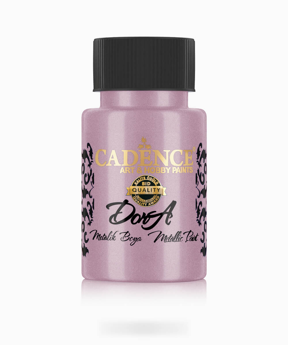 065_dorametalik.0190 190 Cadence Dora Metalik Boya HIBISCUS EBEGÜMECİ 50 ML - Görsel 1
