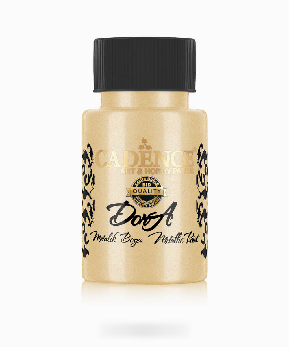 073_dorametalik.0198 198 Cadence Dora Metalik Boya SAND GOLD KUM ALTIM 50 ML - Görsel 1