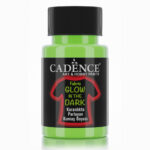 Koyu Yeşil Cadence Karanlıkta Parlayan Kumaş Boyası 50 ML
