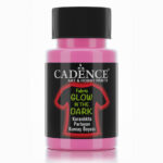 Pembe Cadence Karanlıkta Parlayan Kumaş Boyası 50 ML