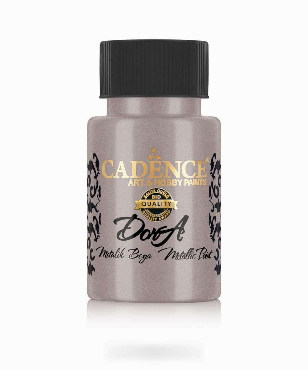 045_dorametalik.0170 170 Cadence Dora Metalik Boya PINK BROWN PEMBE KAHVE 50 ML - Görsel 1