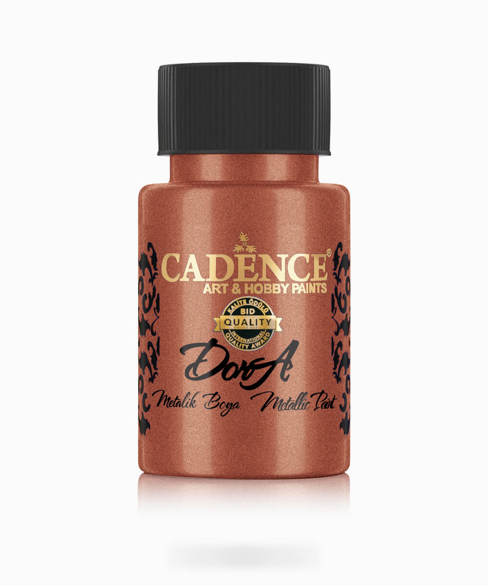 048_dorametalik.0173 173 Cadence Dora Metalik Boya COPPER BAKIR 50 ML - Görsel 1